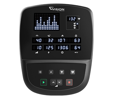 Вертикальный велоэргометр VISION U60 (U60-03) Matte Black профессиональный зальный (2020)