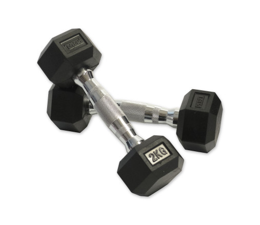 Набор гантелей гексагональных (пары) от 1-10 кг VictoryFit VF-SET110