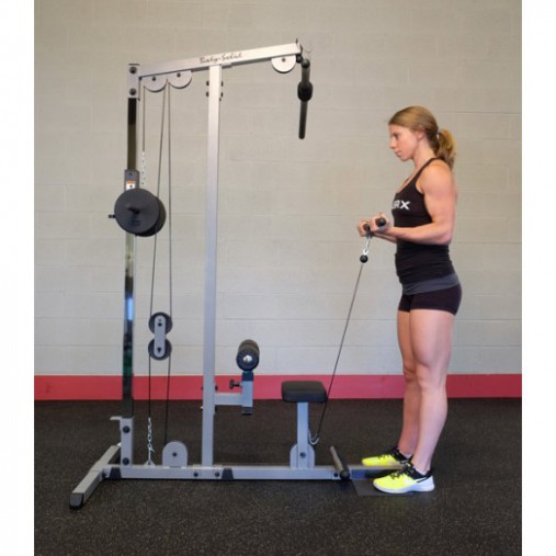 Тренажер для спины верxняя / нижняя тяга Body-Solid GLM83 Тренажер для спины верxняя / нижняя тяга Body-Solid GLM83