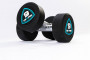 Гантели в уретане LIVEPRO Studio Dumbbells 6 кг, черный/синий