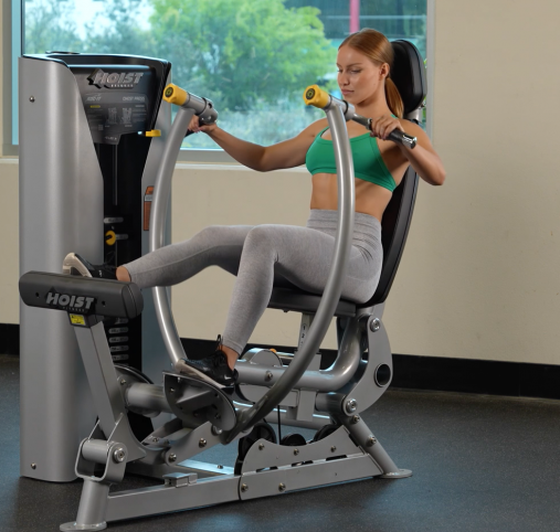 Жим от груди Hoist RS-1301 Tpeнaжep грузоблочный, матовый черный/черный Жим от груди Hoist RS-1301 Tpeнaжep грузоблочный, матовый черный/черный