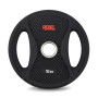 Диск олимпийский обрезиненный с двумя хватами 10 кг REBEL