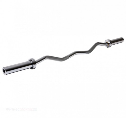 Гриф олимпийский OB47Z слабоизогнутый 47" Original Fitness Tools, с пружинными замками в комплекте Гриф олимпийский OB47Z слабоизогнутый 47" Original Fitness Tools, с пружинными замками в комплекте