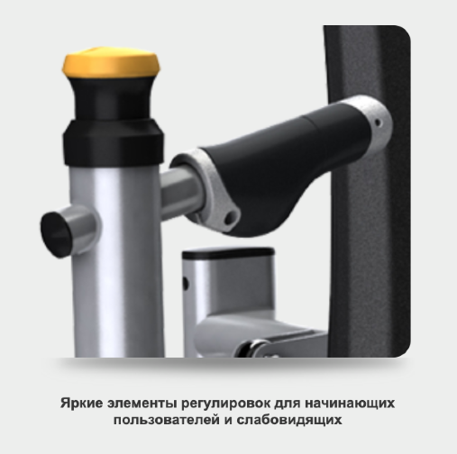 Жим ногами / Голень-машина Matrix Versa Plus VS-S70P с газовым доводчиком сиденья, микрорегулировкой стека и LCD-дисплеем, грузоблочный тренажер, вес стека 188 кг.