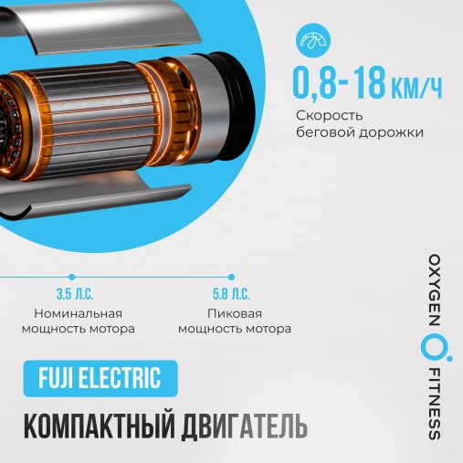 Беговая дорожка полукоммерческая OXYGEN FITNESS COBALT TFT PRO складная Беговая дорожка полукоммерческая OXYGEN FITNESS COBALT TFT PRO складная