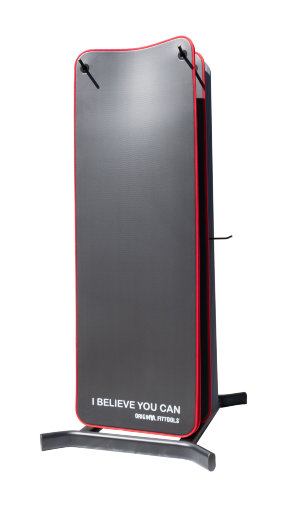 Мат для аэробики NBR 10 мм графитовый с кольцами REBEL (OFT) Мат для аэробики NBR 10 мм графитовый с кольцами REBEL (OFT)