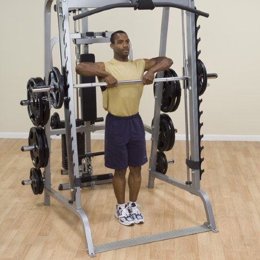 Машина Смита + Силовая стойка для штанги Body-Solid GS348 Машина Смита + Силовая стойка для штанги Body-Solid GS348