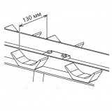 AeroFit AFDBR9 Стойка для хранения 9-ти пар гантелей