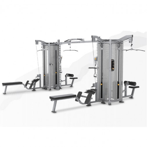 Грузоблочный тренажер 8-ми позиционная мультистанция MATRIX G1-MS80