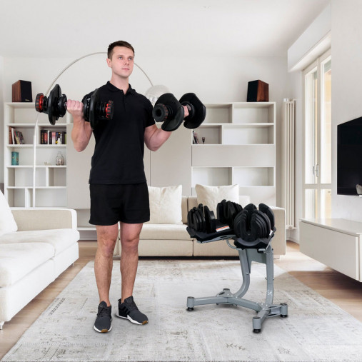 Гантель с регулировкой веса Liveup LS2315 (5-40 кг) Гантель с регулировкой веса Liveup LS2315 (5-40 кг)