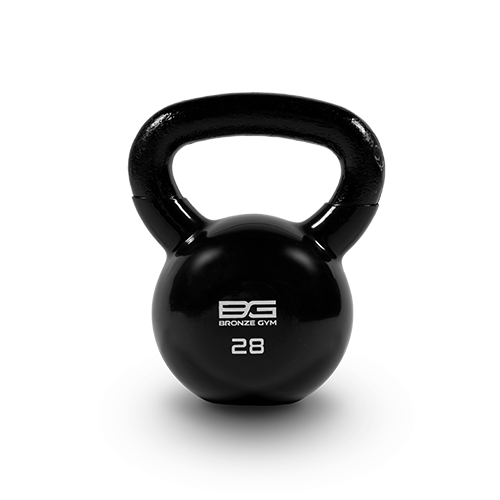 Гиря BRONZE GYM в виниловой оболочке 28 кг