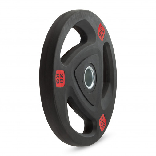 Диск 51 мм. NEO полиуретановый с 3-мя хватами VictoryFit олимпийский 20 кг Диск 51 мм. NEO полиуретановый с 3-мя хватами VictoryFit олимпийский 20 кг