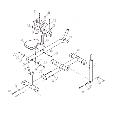 Impulse IFP1623 икроножные сидя, профессиональный тренажер Impulse IFP1623 икроножные сидя, профессиональный тренажер