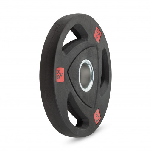 Набор дисков 51 мм. с 3-мя хватами от 2,5-25 кг VictoryFit (155 кг, 6 пар) серии ST с полиуретановым покрытием Набор дисков 51 мм. с 3-мя хватами от 2,5-25 кг VictoryFit (155 кг, 6 пар) серии ST с полиуретановым покрытием