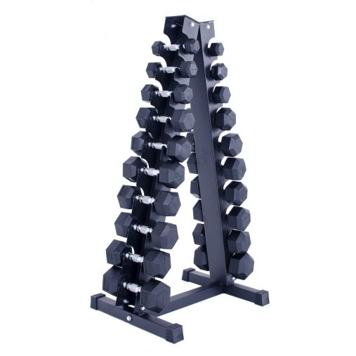 Стойка для гантелей PROFI-FIT 2067C (1-10 кг), подставка на 10 пар DHZ Стойка для гантелей PROFI-FIT 2067C (1-10 кг), подставка на 10 пар DHZ