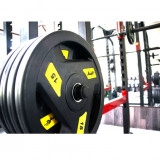 Диск обрезиненный 15 кг черно-желтый AeroFit AFPLC