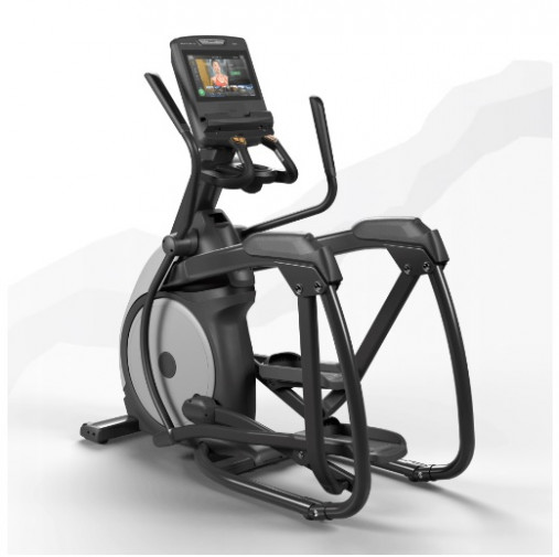 Эллиптический тренажер Matrix Performance. Консоль Touch Base - сенсорный экран диагональю 16 дюймов.