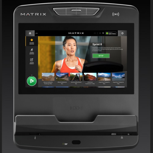 Беговая дорожка Matrix Lifestyle. Консоль Touch Base - сенсорный экран диагональю 16 дюймов.