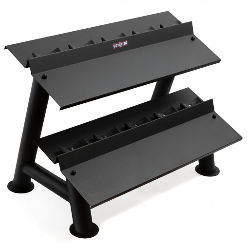 Стойка для гантелей горизонтальная на 5 пар VictoryFit VF-T400 Стойка для гантелей горизонтальная на 5 пар VictoryFit VF-T400