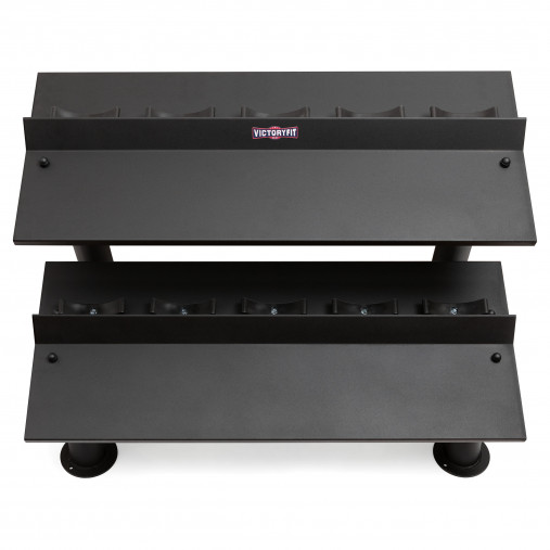 Стойка для гантелей горизонтальная на 5 пар VictoryFit VF-T400 Стойка для гантелей горизонтальная на 5 пар VictoryFit VF-T400