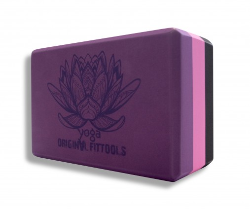 Блок для йоги трехцветный премиум в коробке Original Fit.Tools FT-3DBLOCK Блок для йоги трехцветный премиум в коробке Original Fit.Tools FT-3DBLOCK