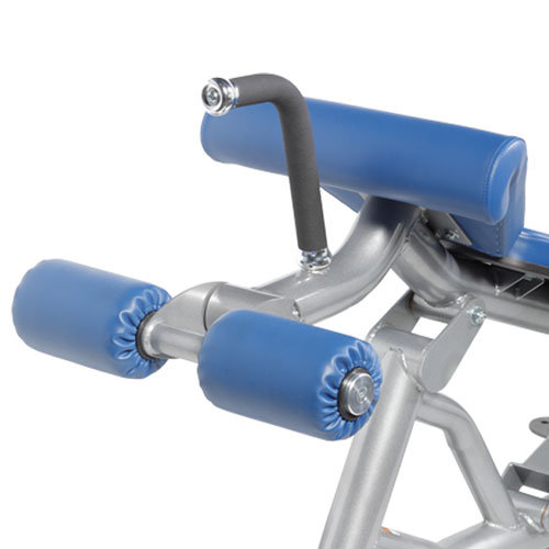 Рукоять для скручиваний у скамьи для пресса Hoist CF-3162 в синей расцветке обивки Рукоять для скручиваний у скамьи для пресса Hoist CF-3162 в синей расцветке обивки