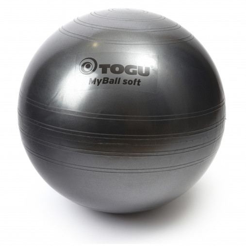 Гимнастический мяч TOGU My Ball Soft 65 см черный перламутровый Гимнастический мяч TOGU My Ball Soft 65 см черный перламутровый
