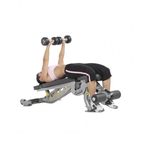 Универсальная скамья с изменением наклона HOIST CF-3165 (цвет рамы черный, обивка: черная)