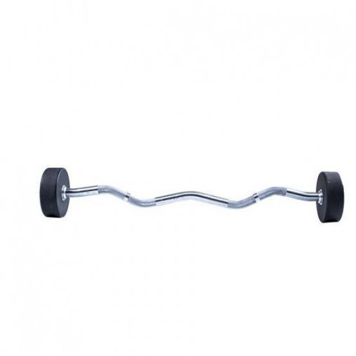 Фиксированная кривая штанга LIVEPRO Ez Curl Urethane Barbells 10 кг Фиксированная кривая штанга LIVEPRO Ez Curl Urethane Barbells 10 кг
