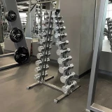 Стойка OFT для 10 пар хромированных гантелей