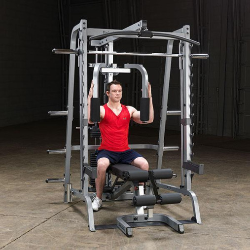 Body-Solid GS348BP4 Black Многофункциональный тренажер Машина Смита со стеком 90кг