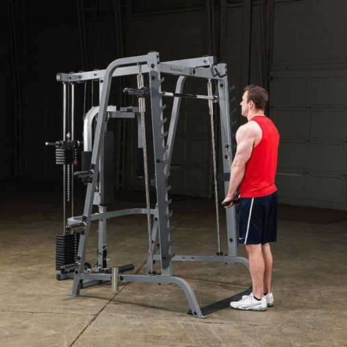 Body-Solid GS348BP4 Black Многофункциональный тренажер Машина Смита со стеком 90кг