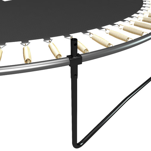 Батут каркасный UNIX line 14 ft (4.27 м) SUPREME GAME (синий) с внутренней защитной сетью и лесницей Батут каркасный UNIX line 14 ft (4.27 м) SUPREME GAME (синий) с внутренней защитной сетью и лесницей