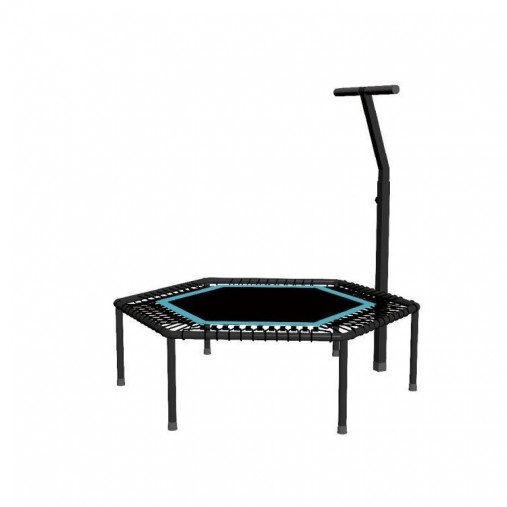 Батут с ручкой LIVEPRO Trampoline with Handle диаметр 105 см, черный/синий Батут с ручкой LIVEPRO Trampoline with Handle диаметр 105 см, черный/синий