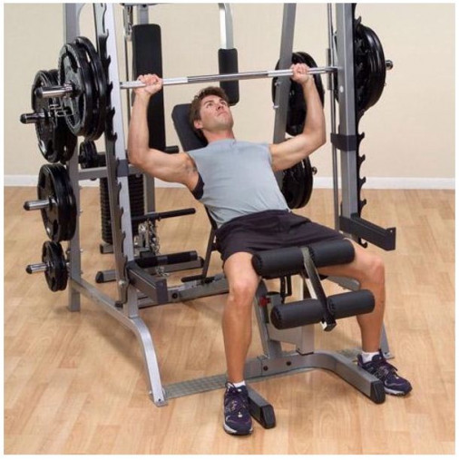 Многофункциональный тренажер Машина Смита Body Solid GS348QP4 со стеком 90кг. (в максимальной комплектации) Многофункциональный тренажер Машина Смита Body Solid GS348QP4 со стеком 90кг. (в максимальной комплектации)