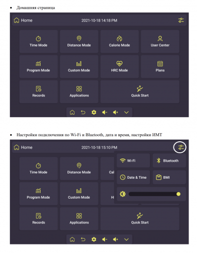 Беговая дорожка электрическая Proxima Ivetta IPro с экраном 15.6" Touch Screen. Арт. PROT-224