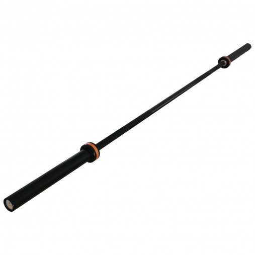 Гриф для штанги ZSO BLACK, D-50, L2200, гладкая втулка, до 500 кг, замки-пружины Гриф для штанги ZSO BLACK, D-50, L2200, гладкая втулка, до 500 кг, замки-пружины