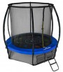 Батут Hasttings Air Game Basketball 8FT (2,44 м) с баскетбольным кольцом + внутренней сеткой и двухсторонним защитным матом (зеленый/синий)