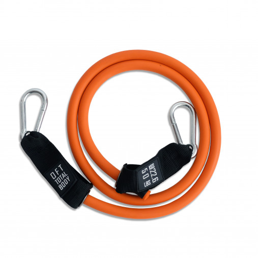 Эспандер из натурального латекса с карабинами сопротивление 50 lbs OFT Эспандер из натурального латекса с карабинами сопротивление 50 lbs OFT